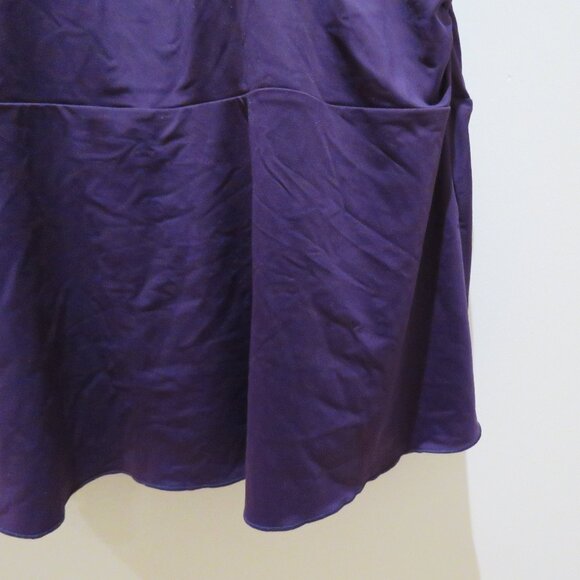 LANDS' END Adjustable Scoop Neck Flutter Tankini Top in Purple - Size 1X NWT - Picture 6 of 15